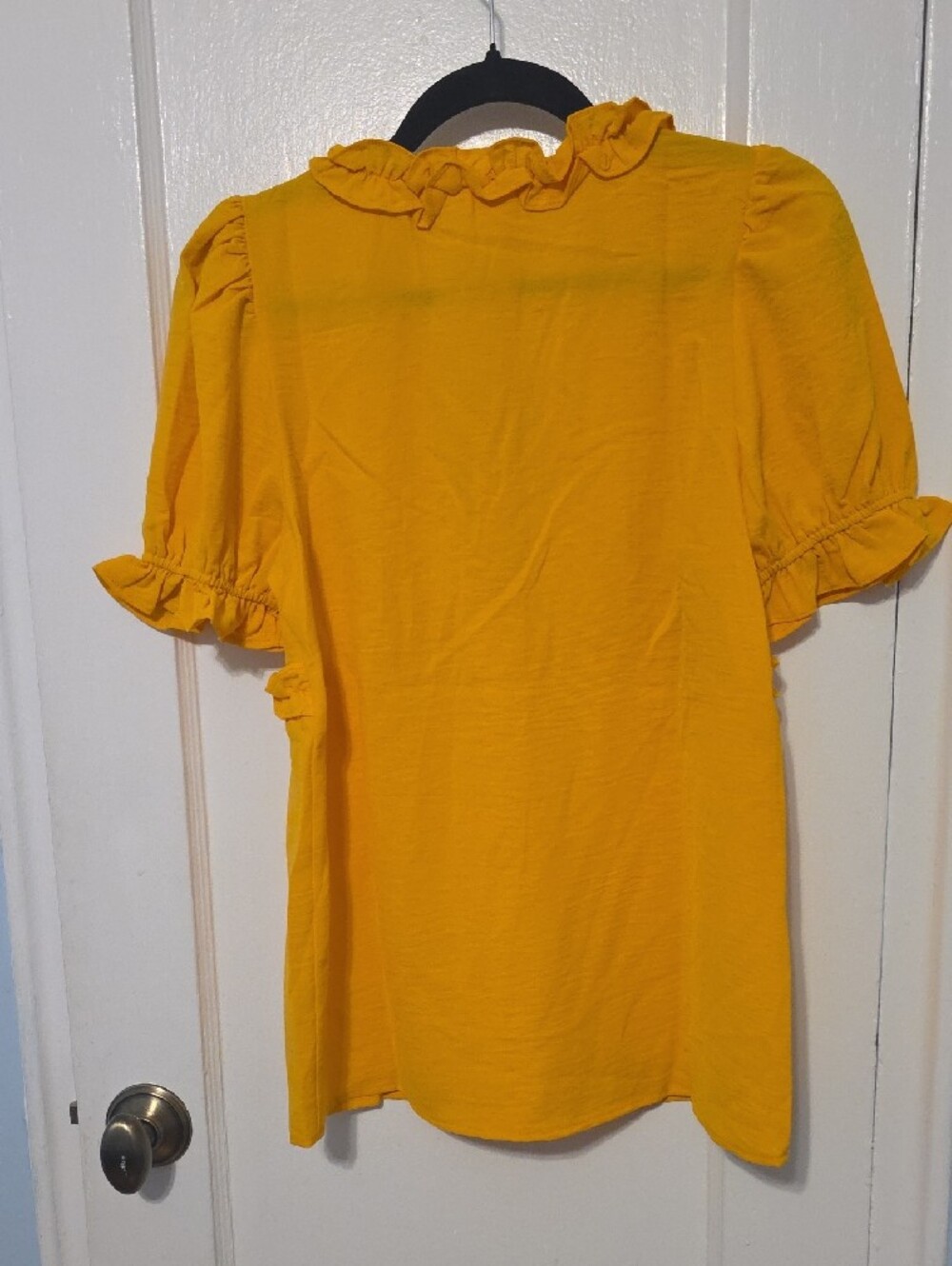 Yellow Ruffle Detail top - Picture 5 of 6
